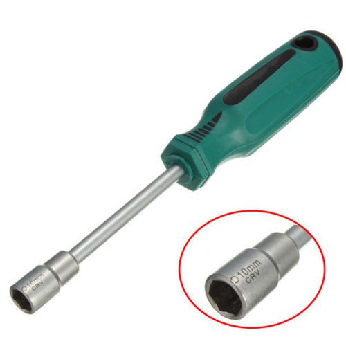 New 10mm CRV Metal Socket Wrench Screwdriver Hex Nut Key Hand Tool