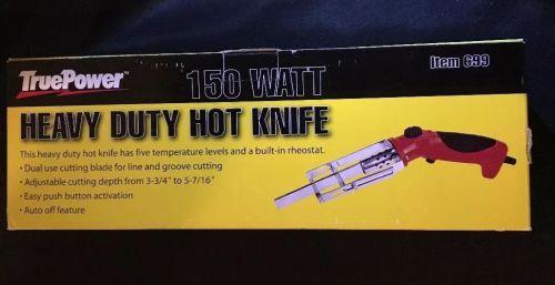150 watt heavy duty hot knife w/ stainless steel blade for sale