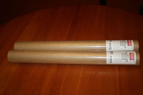 Two Rolls Sparco Kraft Wrapping Paper 60 Lb. 24&#034; x 50 Ft. (100 Sq Ft) 01573 New