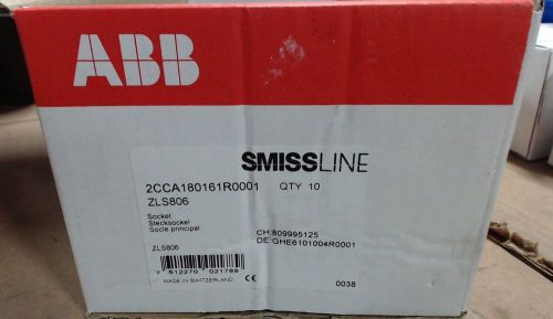 NIB qty 5 ABB Smissline ZLS806 6-mod socket 2CCA180161R0001 400/690V - Warranty