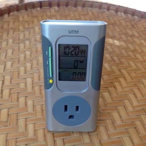 UPM Plug-in Energy Use Usage Meter and Electricity Cost Calculator (EM338)