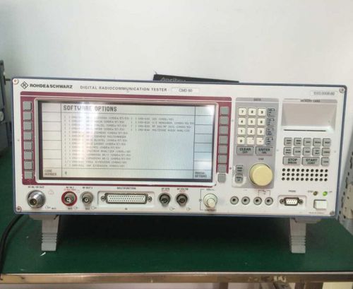 Rohde Schwarz CMD60 Digital Radio Communications Tester R&amp;S