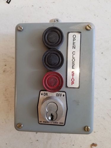Open Close Stop Station with lockout Surface Mt Control New