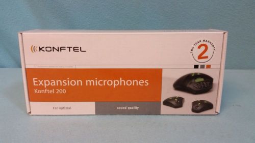Konftel Expansion Microphones 1 Pair For Konftel 250/300/300IP/300M – NEW In Box