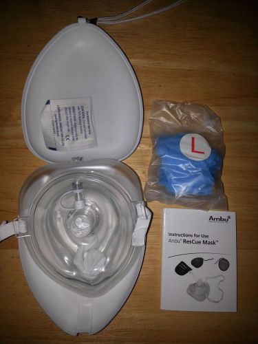 Pocket Respiratory Mask w/02 Inlet Great For Travel Keep In Car For Emergency
