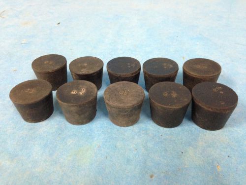 Generic Lab Rubber Stopper Cork Size 6.5 Lot of 10