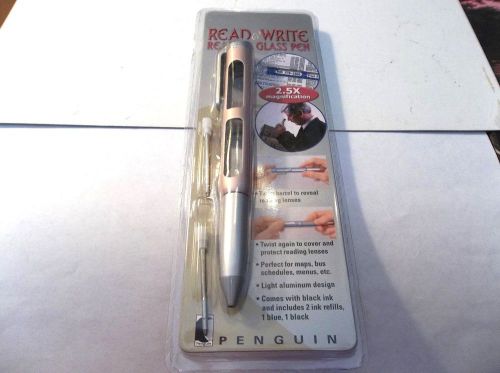 Reading &amp; write glasses pen 2.5 magnifier pen for sale
