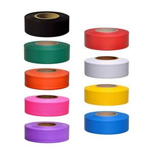 Presco Flagging Tape Ribbon For Survey Construction-pick color (BOX/12)