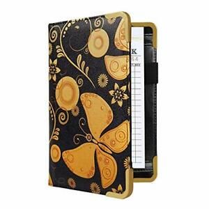 Server Book - Waitress Book Organizer with Zipper Pouch for Butterfly
