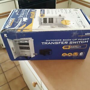 Reliance R306A Pro/Tran 2 30-Amp 120/240V 6-Circuit Outdoor Transfer SWITCH