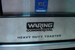 Waring Commercial Model WCT805B Toaster 4 Slice