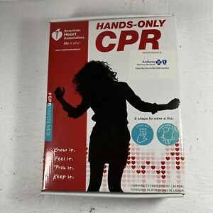 Hands Only CPR Kit American Heart Association NIB Inflatable Mannequin W/ DVD