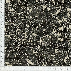 Grade B Hand Marbled Paper for Bookbinding 48x67cm 19x26in Silver Series d403