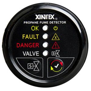 Xintex Propane Fume Detector w/Automatic Shut-Off &amp; Plastic Sensor - No S...