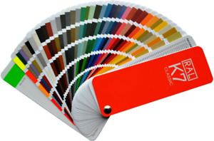 Colour Matching Fan Deck - Ral K7 Classic Colour / Colour Chart / Swatch / Guide