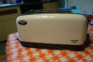 Waring WCT704RW Toaster WHITE &amp; Chrome Commercial 4 Slice 2 Slots (kf)