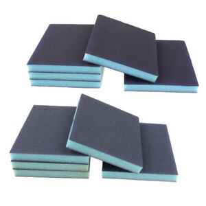 10x Sanding Sponge Sheet Sanding Pad - 120/180 Grit