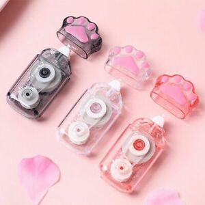 3X Random Color Cat Paw 6M Correction Tape Cute Office School Stationery Supply