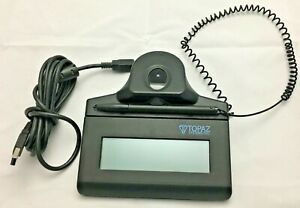 Topaz Systems TF-LBK463-HSB-R Signature Pad With Biometric Fingerprint Scanner
