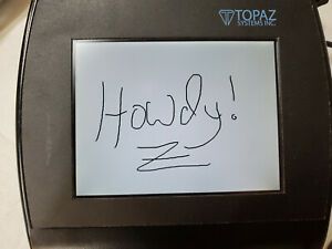 Topaz T-LBK766SE-BBSB-R Signature Tablet with Stylus and USB Cable