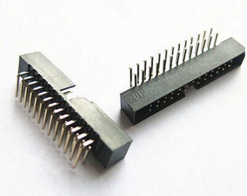 10 pcs 2.0mm 2*13 Pin 26 Pin Right Angle Male Shrouded PCB IDC Socket Box header