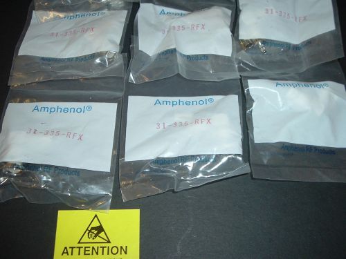 31-335-RFX AMPHENOL CONNECTOR LOT OF 31 NEW ROHS UNITS