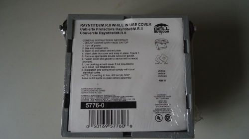 Bell outdoor hubbell 5776-0 rayntite nema 3r weatherproof device cover for sale