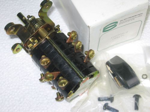 Electroswitch 102906lu rotary switch 0-600 volts ac/dc -12 terminal 2 position for sale