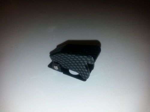 CARBON FIBER TOGGLE SWITCH SAFTEY COVER  HOT ROD RACECAR MOTORCYCLE BOAT