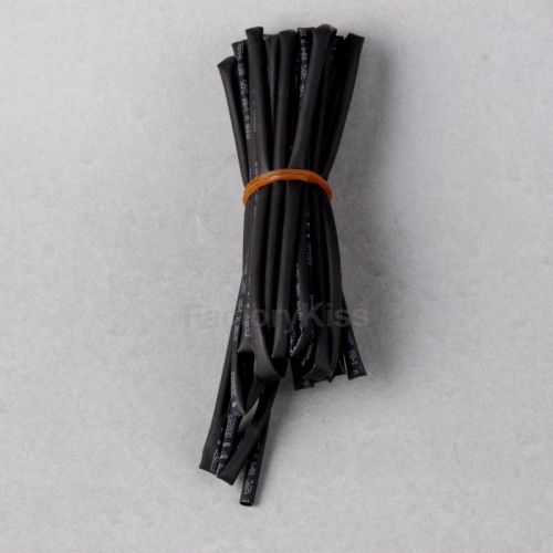 3mm diameter heat shrinkable tube shrink tubing 5m color black fuk for sale