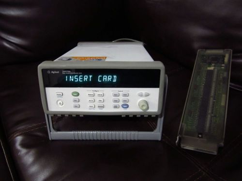 Agilent 34970a data acquisition + card 34901a all in very good condition! for sale