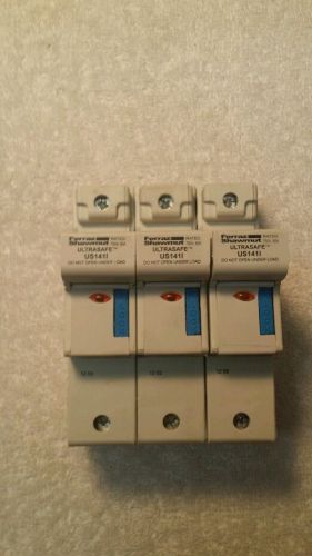 Ferraz shawmut ultrasafe 750v/50a 1 pole class rk5 fuse holder us141i nnb for sale