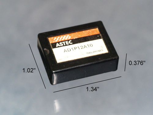 ASTEC DC-DC Converter AD1P12A10 + 12 Vdc O/P +5 Vdc I/P