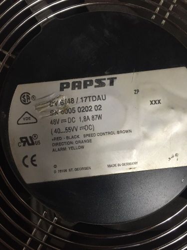 Papst Dv6248/17tdau 48v Dc Fan (h1)