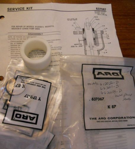 New aro, ingersoll rand lower pump service kit *637067 k87* for sale