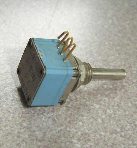 Vintage Clarostat 388N-500K-S Potentiometer Quality Sealed Type Single Turn NOS