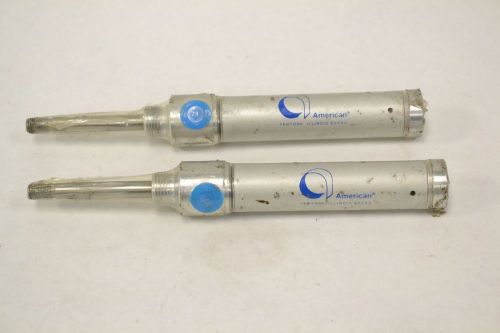 LOT 2 AMERICAN CYLINDER 750RN-1.50 1-1/2IN 3/4IN PNEUMATIC AIR CYLINDER B307361