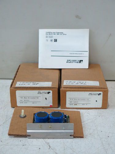 2 RELIANCE ELECTRIC 1DN1001 MICRO 100 CONTROLLERS, 115 VAC