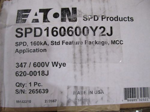 NEW EATON SPD160600Y2J SURGE PROTECTOR NEW IN BOX.