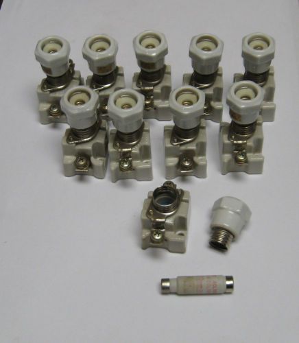 10-fuji ceramic fuse holder, 41-8746, type af 30, fuse bla003d, used, warranty for sale