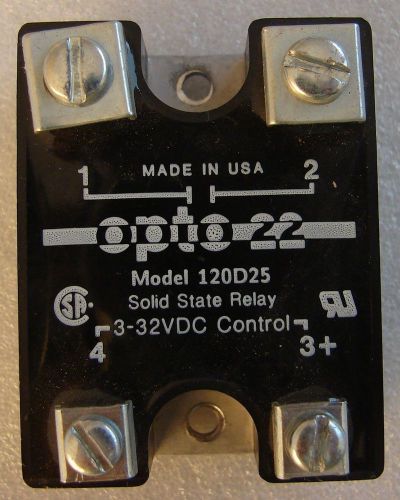 Opto22 120D25 SOLID STATE RELAY