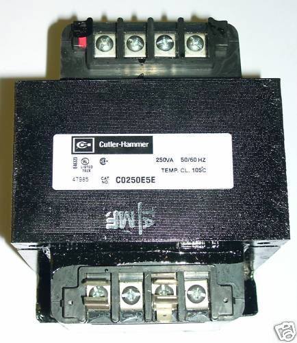 Cutler-hammer ind. control transformer, c0250e5e for sale