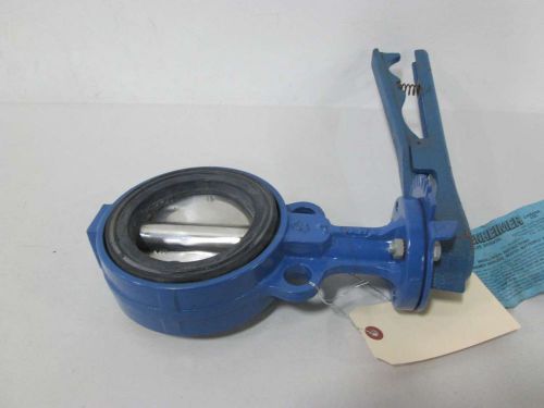 New lunkenheimer 02-87 stainless disc wafer flange 4in butterfly valve d353174 for sale
