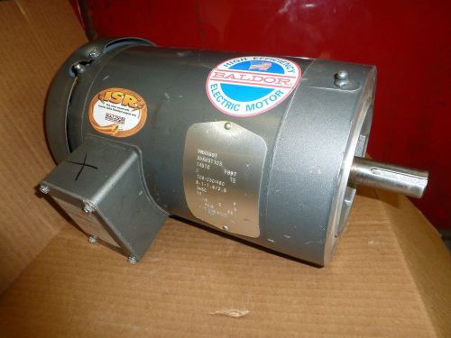 Baldor electric motor vm3559t 3 hp 3 ph 3450 rpm 145tc frame face mt round body for sale