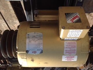 Used 7 1/2 HP Electric motor, Baldor Super - E model 37F614X633561, 213T Frame