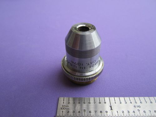 MICROSCOPE OBJECTIVE SPENCER 10X N.A. .25 AS IS