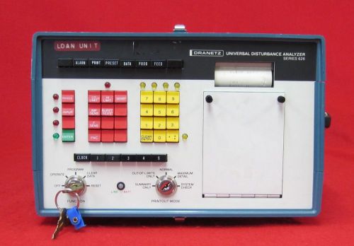 Dranetz  universal disturbance analyzer series 626 as is for parts #t2 for sale