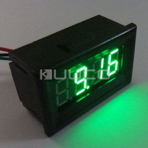 0.36&#034; Digital Voltmeter DC 0-199.9V Green LED Voltage Panel Meter Three Wires