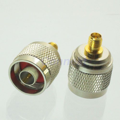 1pce N male plug to RP-SMA female plug center RF coaxial adapter connector