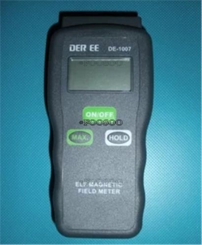 DEREE METER GAUGE BRAND NEW TESTER ELECTROMAGNETIC FIELD DE-1007 MEASURE tccb